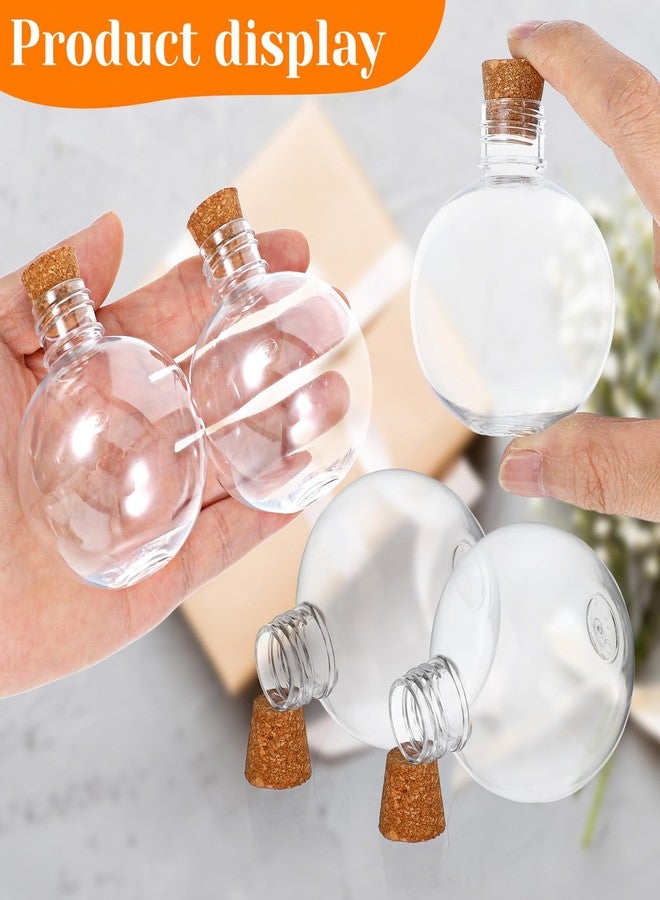 AojSup 36 Pcs Spherical Plastic Potion Bottles - 3.4 Oz Sand Art Ball Bottle Set with Corks and Tags for DIY Crafts, Wedding Party Favor & Decorative Gifts - Image 5